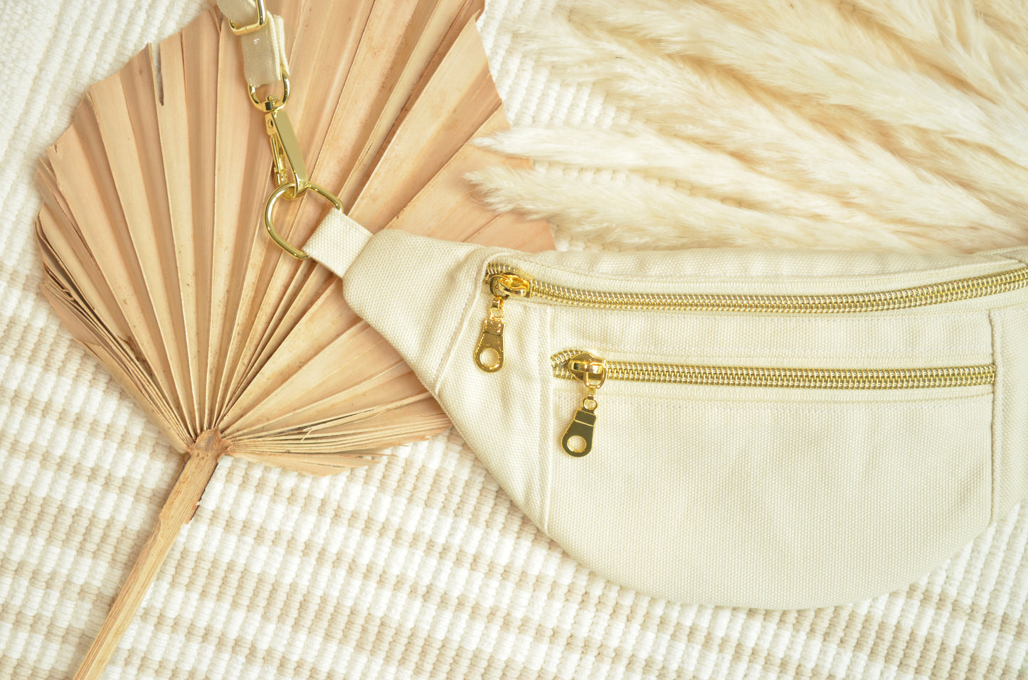 Small Fanny Pack: Ivory