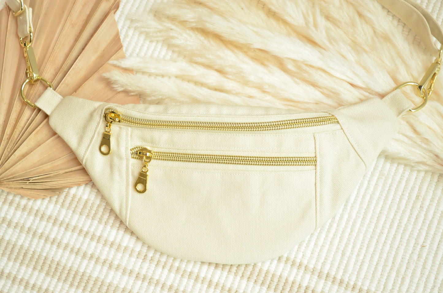 Small Fanny Pack: Ivory