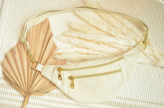 Small Fanny Pack: Ivory