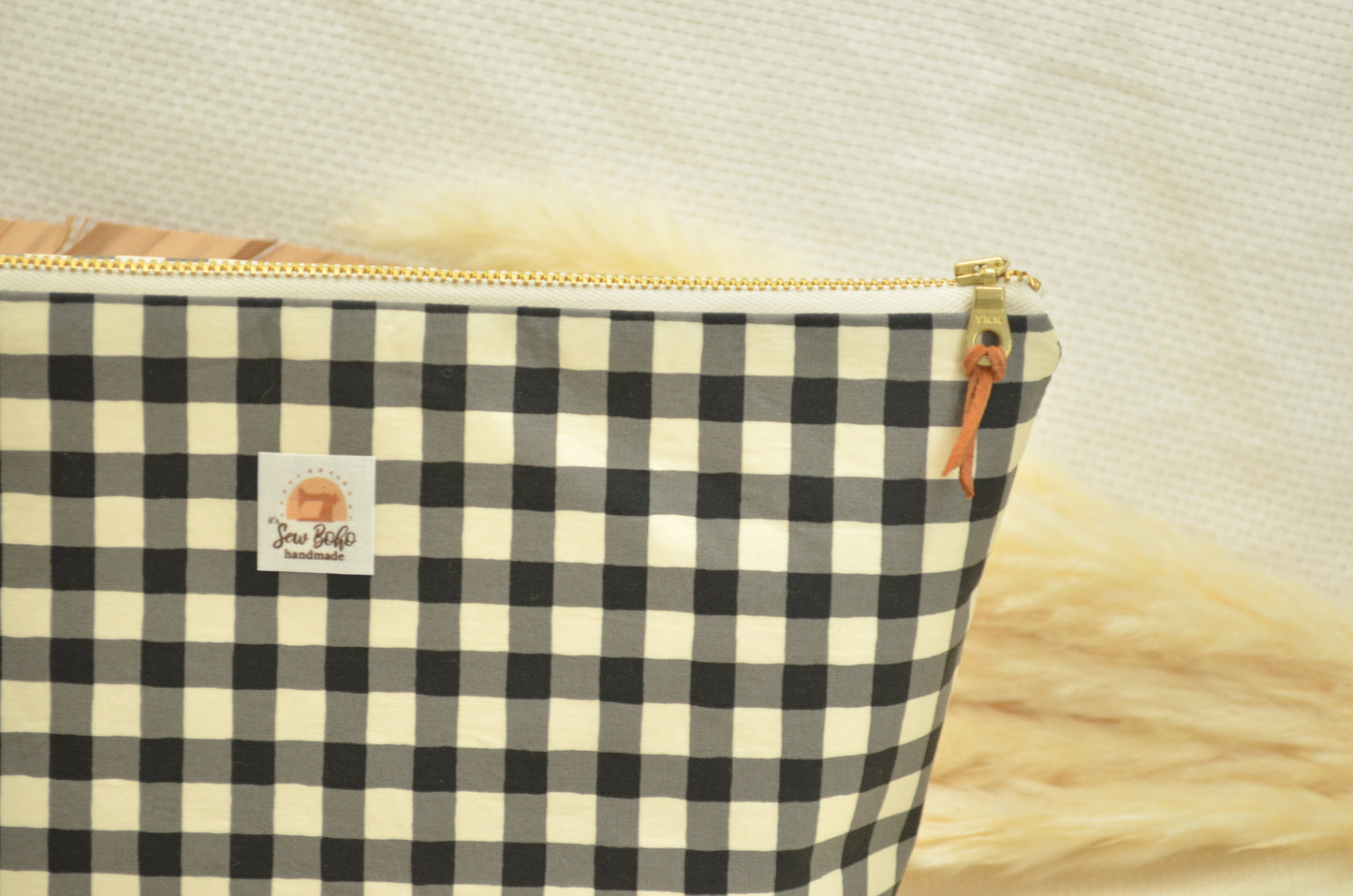 Plaid of my Dreams Flat Bottom Pouch